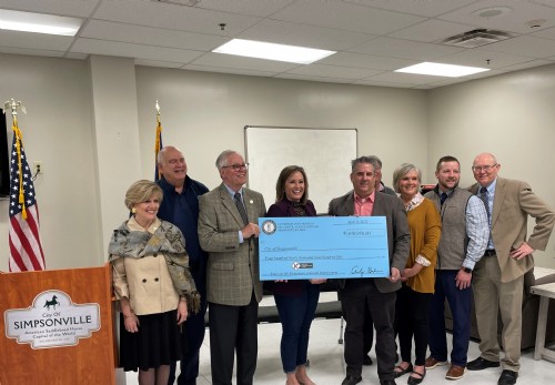 City of Simpsonville receives TAP Grant